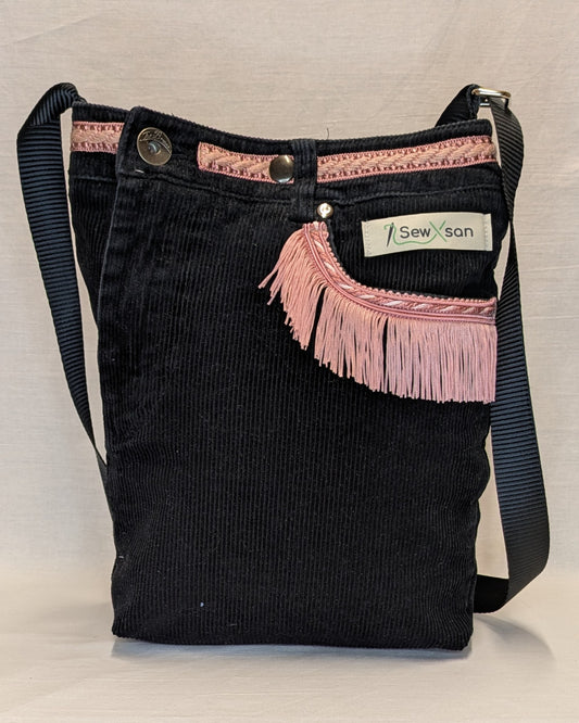 Black and Pink Recycled Bag