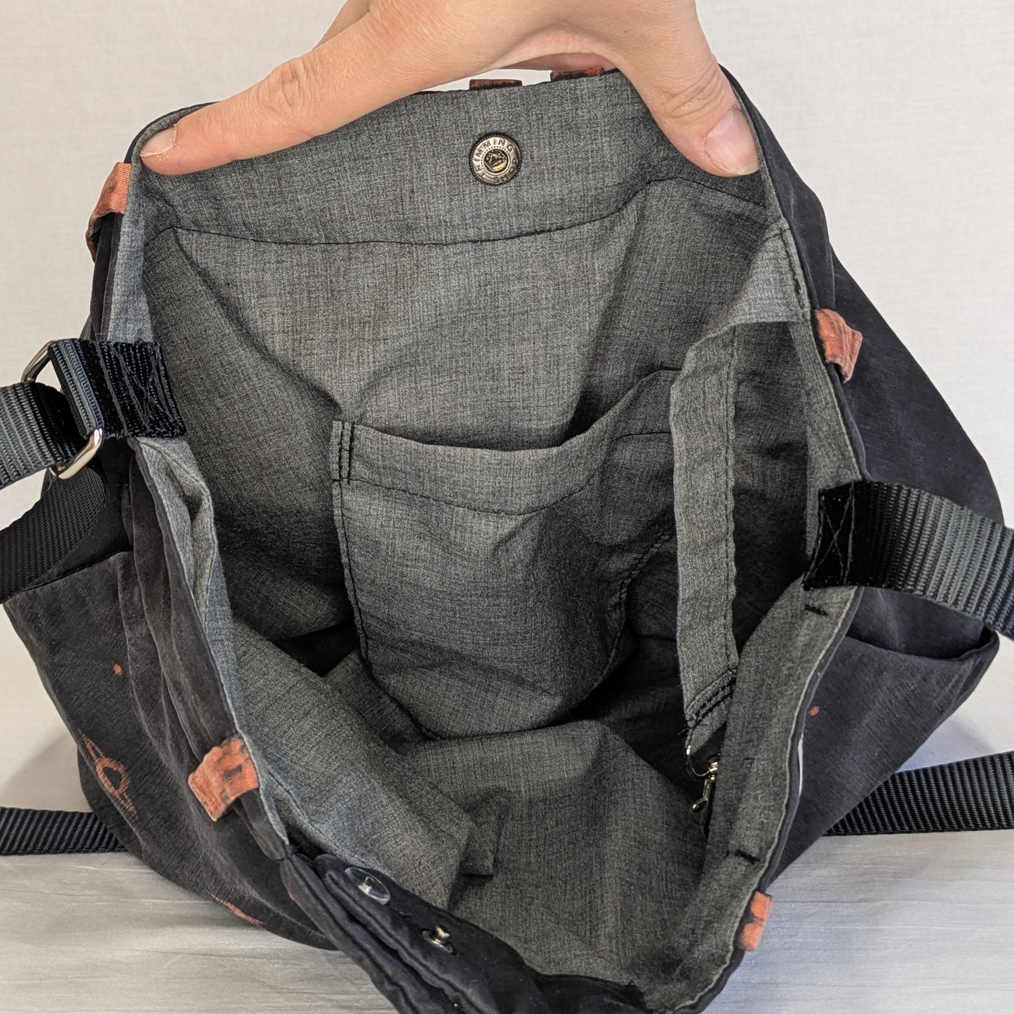 Upcycled Trousers Crossbody Bag – Moon & Stars Edition