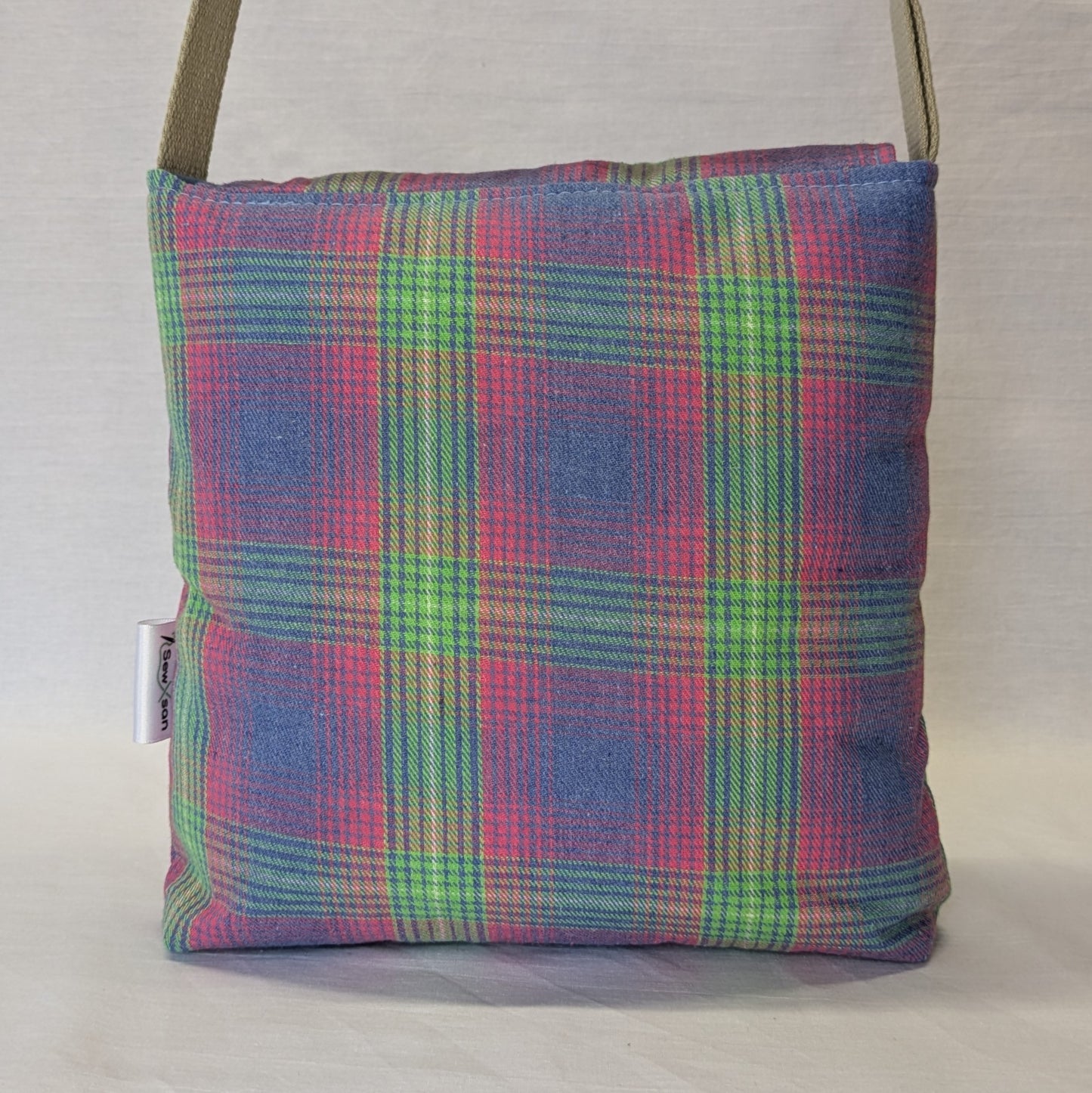 Bright Tartan Crossbody Bag