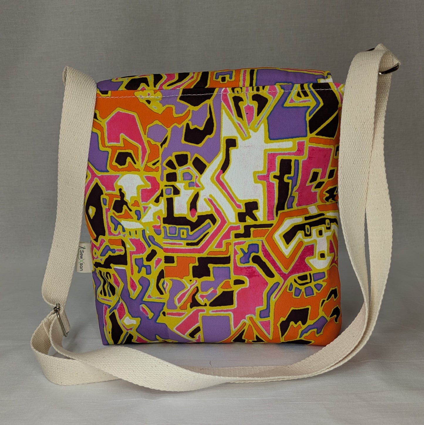 Vibrant Abstract Crossbody Bag