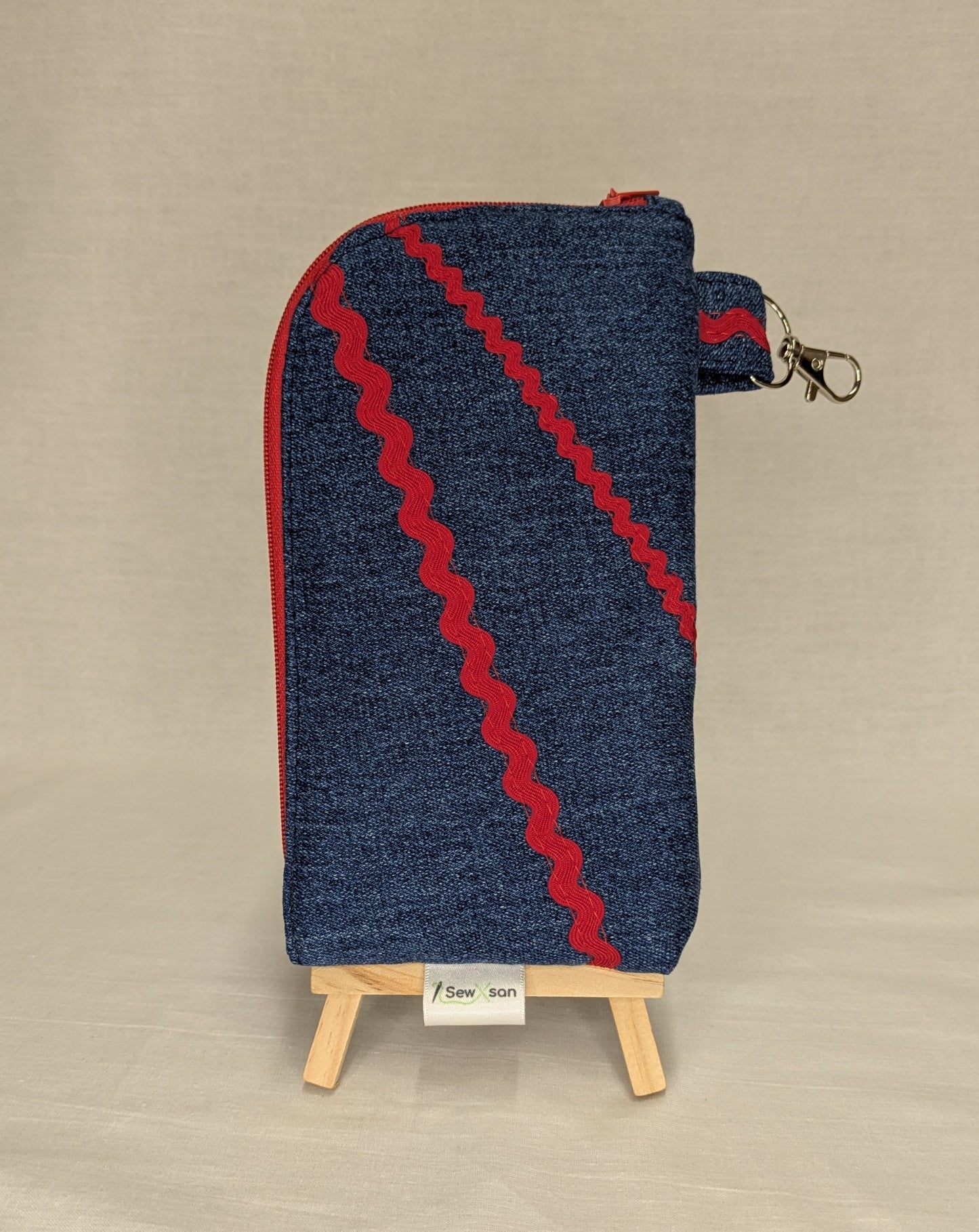 Recycled Denim Travel Wallet