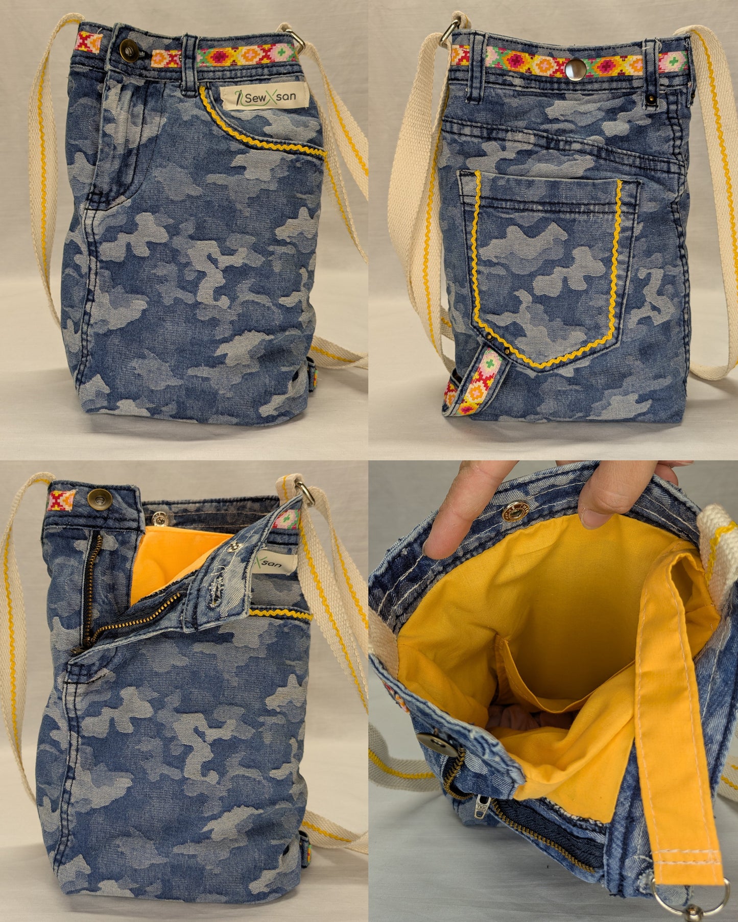 The Half Jean Crossbody