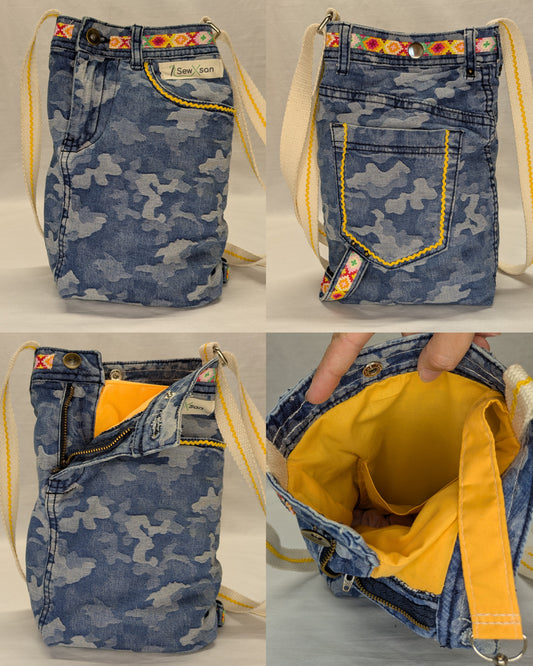 The Half Jean Crossbody