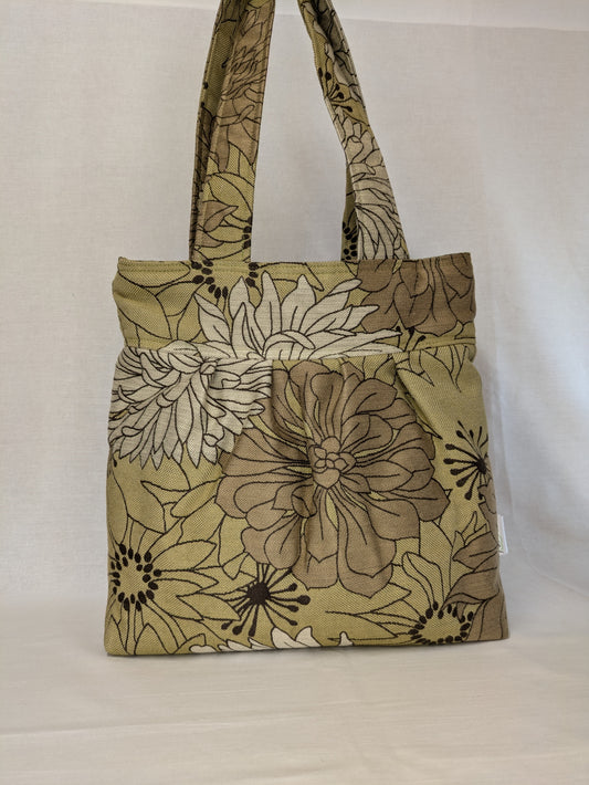 Pleated Tote Bag