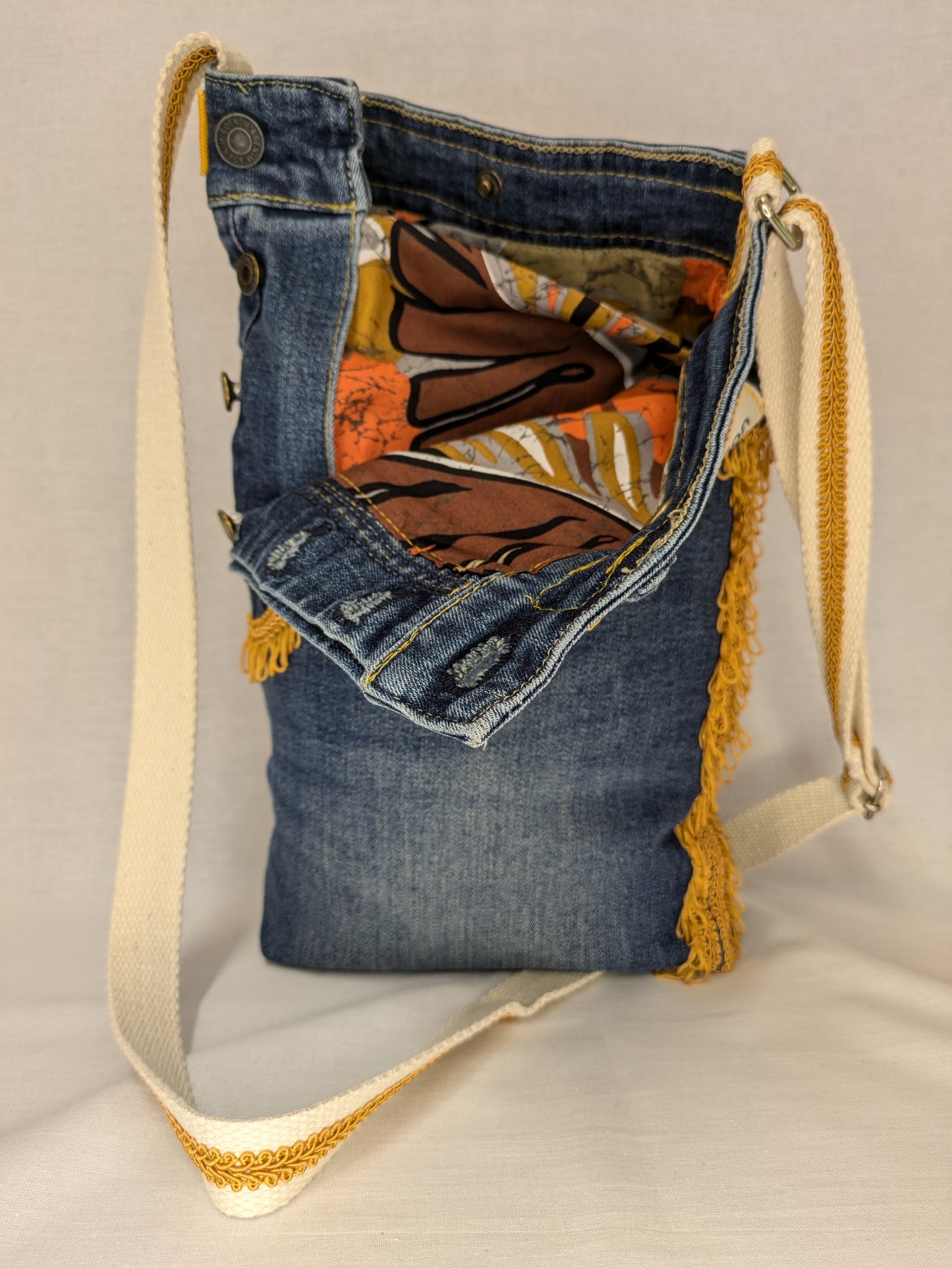 Recycled Jeans Bag